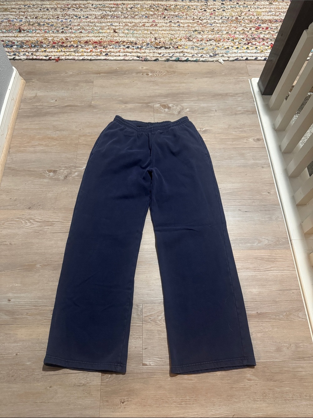 Women’s Navy Blue Pull-On Casual Sweatpants